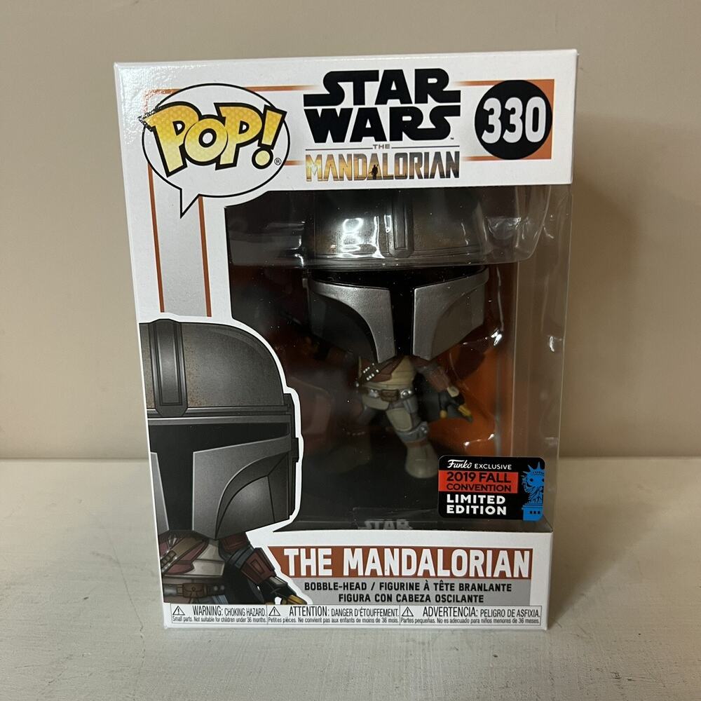 NEW 2019 MANDALORIAN 330 Star Wars Fall Con EXCLUSIVE Funko POP Authentic